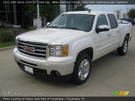 2012 gmc sierra 1500 models and configurations. White Diamond Tricoat - 2012 GMC Sierra 1500 SLT Crew Cab ...