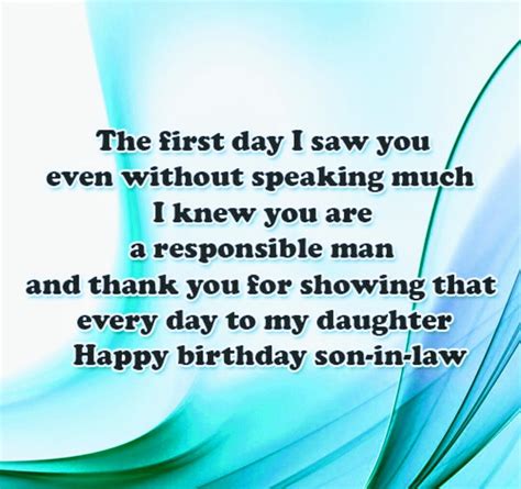 Happy Birthday Son In Law ♡ Birthday Wishes For Son Birthday