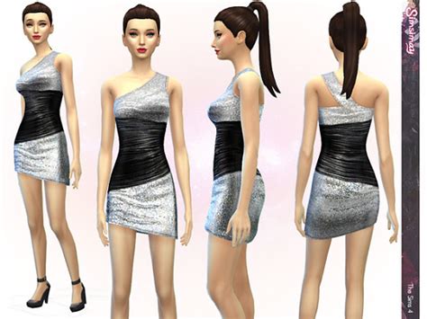 Black Sensation Dress By Simsimay At The Sims Resource Sims 4 Updates