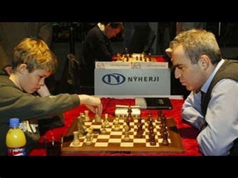Magnus carlsen vs garry kasparov, they are leaders of the team, trying to leave in advantage subscribed for more contenent. Magnus Carlsen Beats Kasparov's Slav Defense ... Almost ...