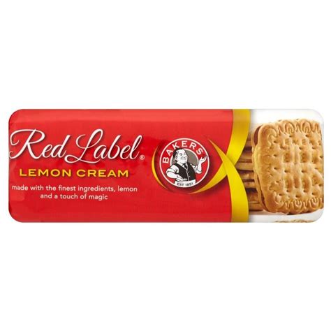 Bakers Red Label Lemon Creams Biscuits 200g Pack Of 2 Uk