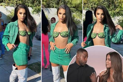 Tristan Thompsons Mistress Sydney Chase Shows Off Curves In Green