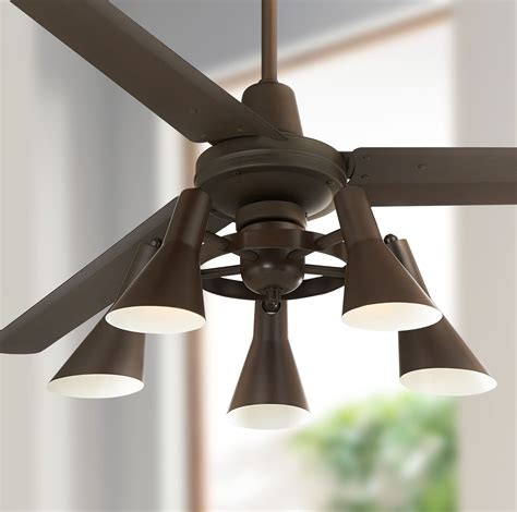 60 Casa Vieja Industrial Retro Ceiling Fan With Light Led Dimmable