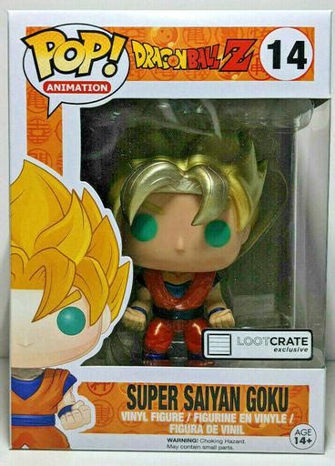14 Super Saiyan Goku Metallic Lootcrate Funko Pop Price