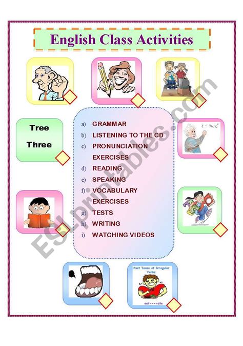 English Class Activities Esl Worksheet By Mariaefontana