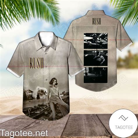Rush Permanent Waves Album Cover Style Hawaiian Shirt Tagotee