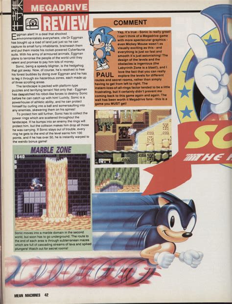 Sonic The Hedgehog Sega Genesis Herocrycry