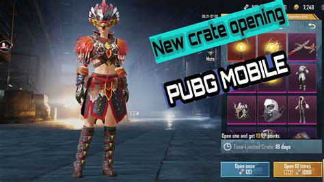 New Crate Opening PUBG MOBILE YouTube
