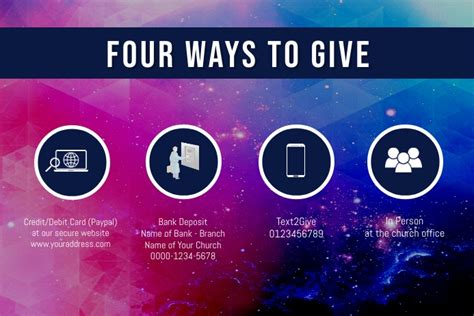 Copy Of Four Ways To Give Postermywall