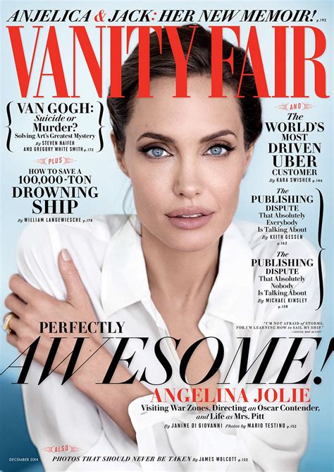 Cover Exclusive Angelina Jolie On Being Married To Brad Pitt It Doe