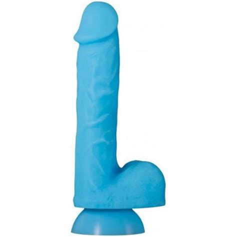 Touch And Glow Glow In The Dark Dildo Blue Sex Toys At Adult Empire