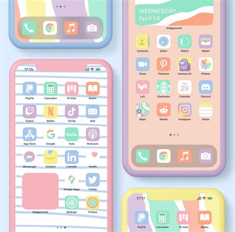 pastel app icons ios 14 free pastel aesthetic app icons for iphone