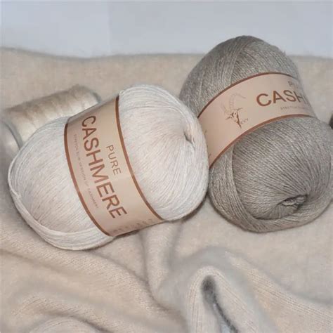 1pc Pure Mongolian Cashmere Yarn Crochet Hand Knitted Cashmere Wool