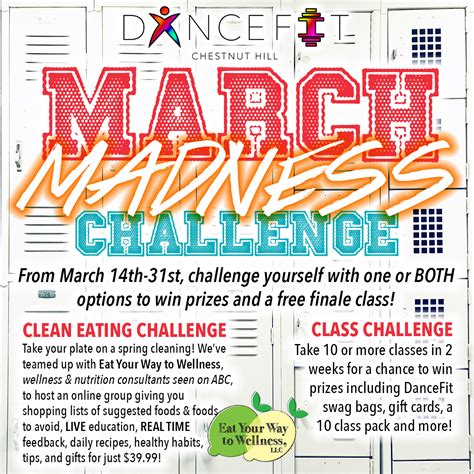 Dancefit Holds A March Madness Challenge Chestnut Hill