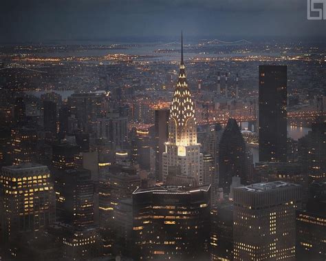 The Chrysler Building At Night By Paul Seibert Photography