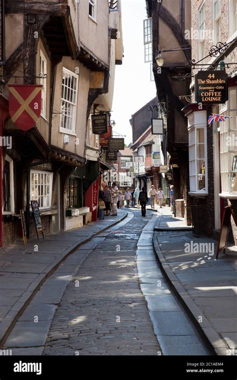 The Shambles Is An Old Street In York Hi Res Stock Photography And