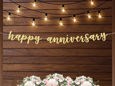 Party Propz Happy Anniversary Decoration Items With Lights Kit Combo