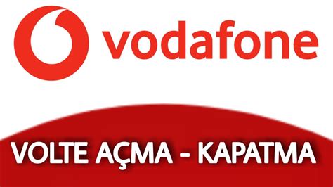 Vodafone Volte A Ma Volte Kapatma Lemleri Youtube