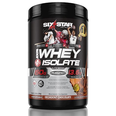 Six Star Pro Nutrition Elite Series Whey Isolate Protein Powder