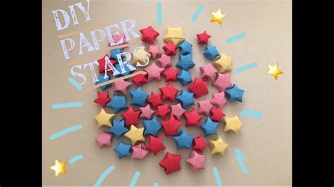 How To Make Paper Stars Youtube