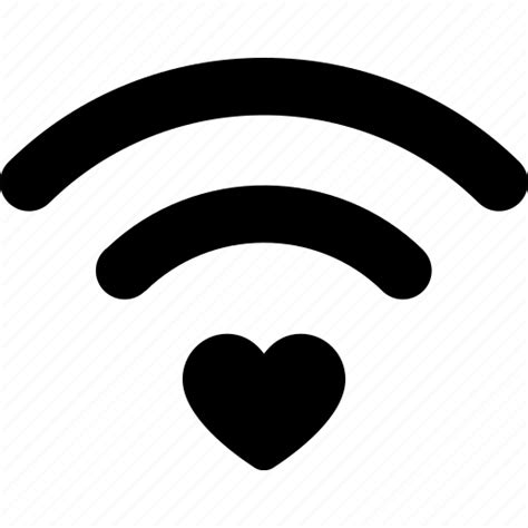 Heart Love Signal Valentine Wifi Icon Download On Iconfinder