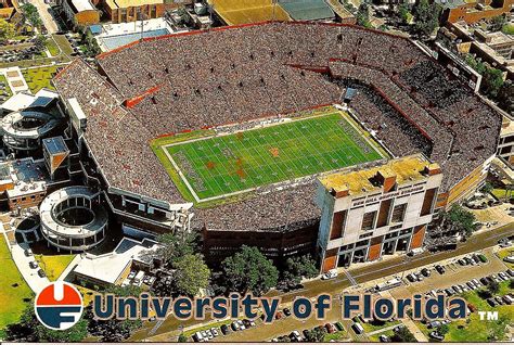 Florida Gators Football Stadium The Swamp At The University Of