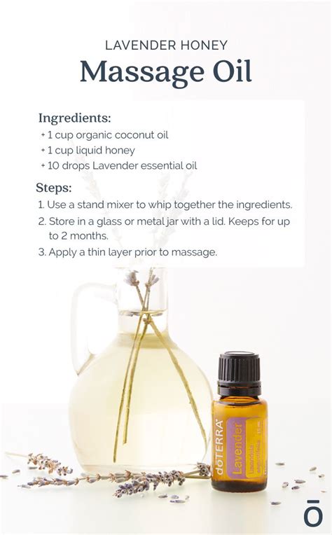 lavender honey massage oil with essential oils diy massage oil essential oils for massage
