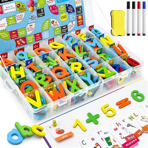 Buy Wenya Colourful Magnetic Letters And Numbers With Board For