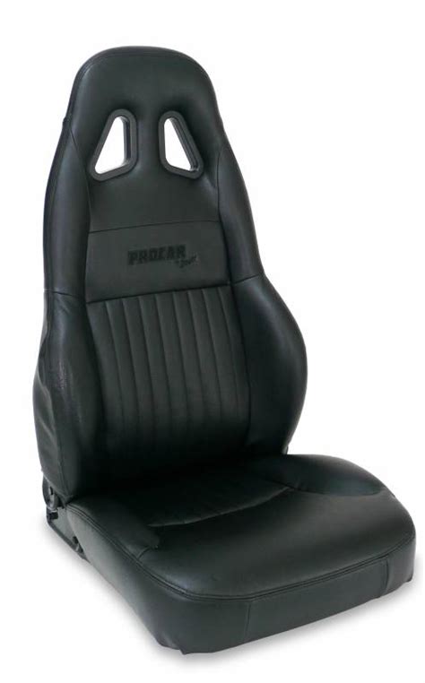 Series 1614 Reclining Racing Style Suspension Seat -Black Vinyl- Pair