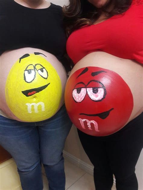 Pregnant Belly Paint Fun Mandms Pregnant Belly Painting Belly