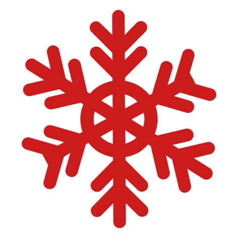 Copo De Nieve Rojo De Navidad Descargar Pngsvg Transparente