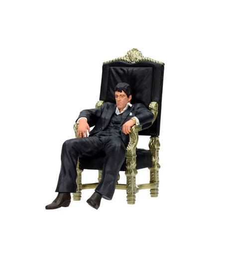 Scarface Tony Montana In Chair Pvc Statue Visiontoys