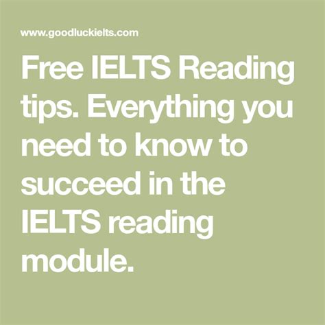 Free Ielts Reading Tips Everything You Need To Know To Succeed In The Ielts Reading Module