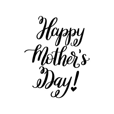 Hand Lettered Happy Mother’s Day Free SVG Cut File