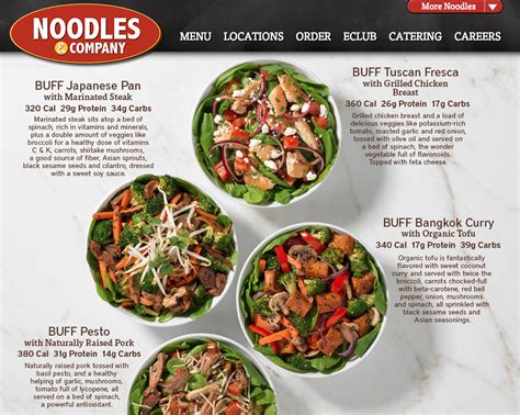 Buff Up With New Noodles And Co Menu Option
