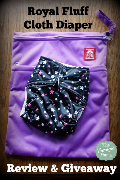 The Pierogie Mama Royal Fluff Cloth Diaper Review And Giveaway