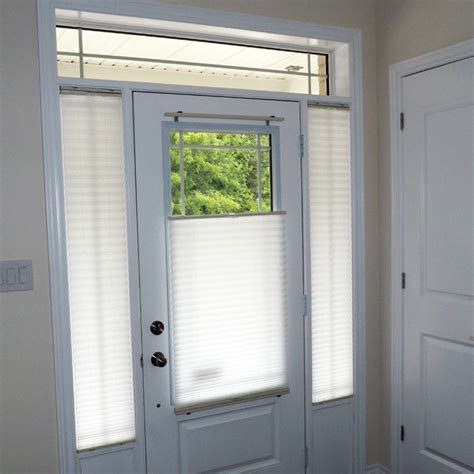 Miulee 2 panels sidelight curtains for french door sheer panels light filtering window treatment for narrow door 25 x 72 inches with tieback. Door Glass and Sidelight Window Coverings - Modern - Entry ...