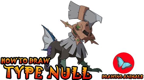 How To Draw Type Null Pokemon Coloring And Drawing For Kids Youtube
