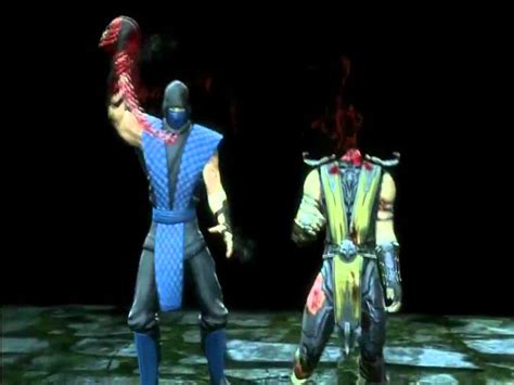 Mortal Kombat Classic Sub Zero Fatality Decapitação Youtube