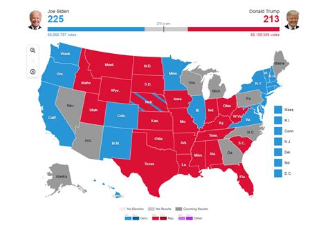 Interactive | election results map. Election Maps Visualizing 2020 U.S. Presidential Electoral ...