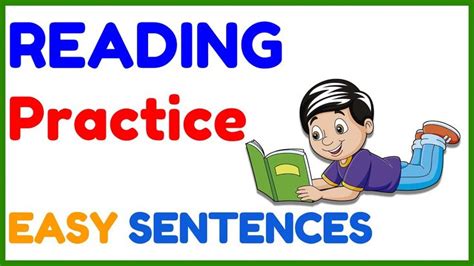 Kids Reading Practice At Home Lesson 1 Verbs Action Sentences With