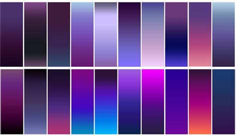 Free Photoshop Gradient Pack 20 Purple Gradients By Youmadeitreal On
