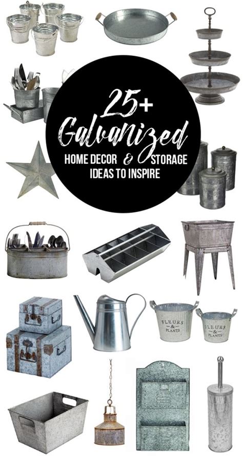 I'm going to show you the easiest way to make anything look galvanized using only 2 paints!! 25+ Galvanized Home Decor Ideas to Inspire
