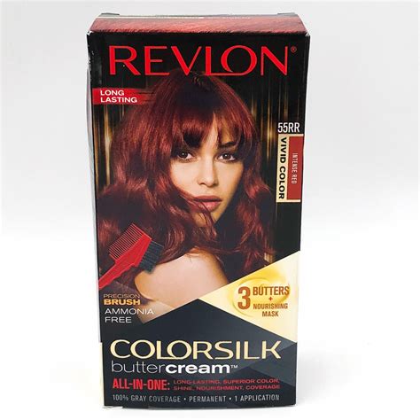 Revlon Colorsilk Buttercream Hair Color 55rr Intense Red