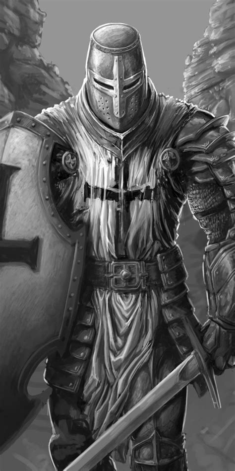 The Knight Fantasy Warrior Art 1080×2160 Wallpaper Artofit