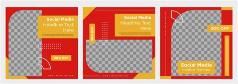 Minimalist Social Media Post Template Collection Or Banner 16641340