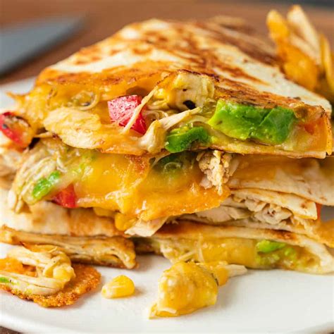 Calories 478 calories from fat 369. Crispy Chicken Quesadilla Recipe + Video | Kevin is Cooking
