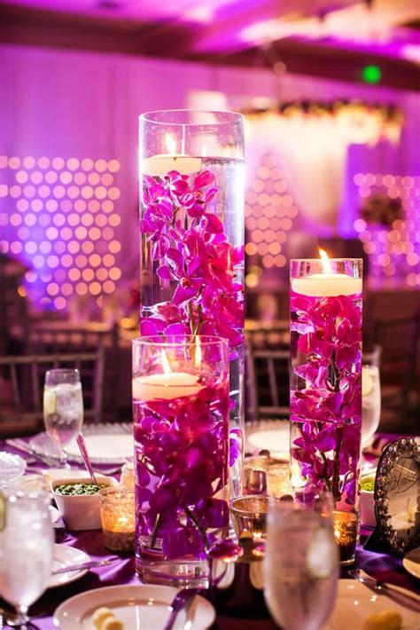 Fuchsia And Purple Wedding Submerged Orchids Significanteventsoftexas