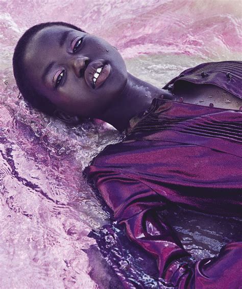 Nicole Bentley Flashes Adut Akech In Rise Amp Shine For Vogue Australia March 2018 Anne Of