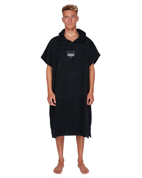 Billabong Hooded Towel Black Surfstitch